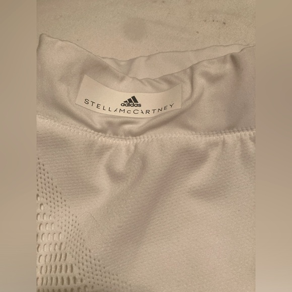 Stella McCartney / adidas tennis skirt white, size L with netting inlay one side - Picture 4 of 5